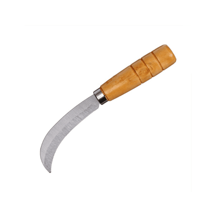 картинка Нож садовый, 18 см, с деревянной ручкой, 1005011 от магазина АСЯ