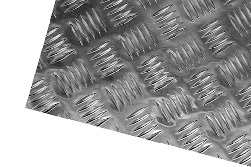 картинка Лист алюминиевый рифленый Квинтет 1,5х1200х3000 АМГ2Н2 от магазина АСЯ