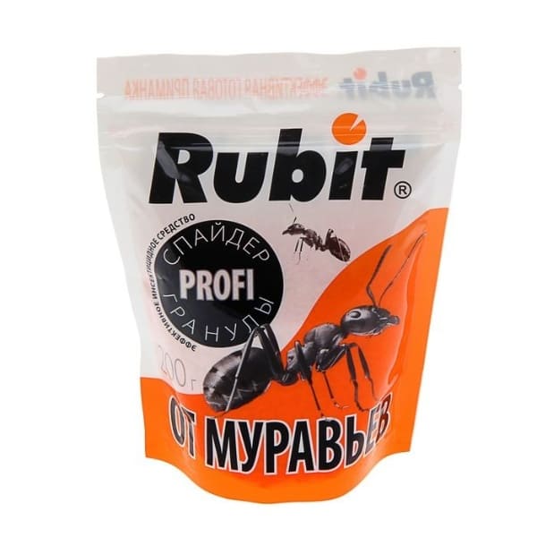 картинка Средство от муравьев Rubit "Спайдер", гранулы, дой-пак, 200 г от магазина АСЯ